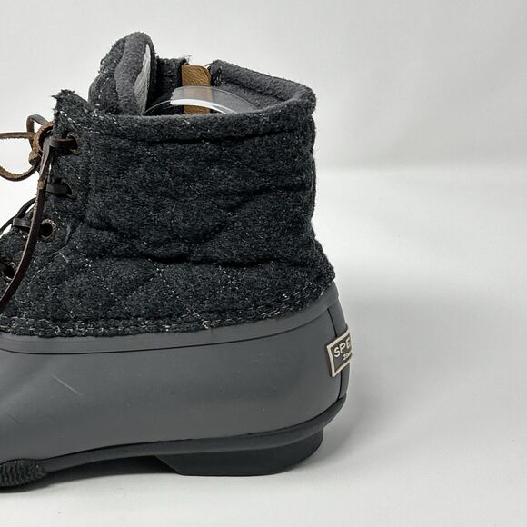 Sperry Womens Gray Size 6 Quilted Duck Boots rain Snow Boot Shoes STS97562 - Picture 14 of 16